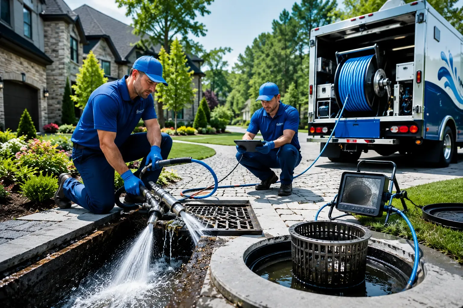 Local outdoor drain cleaning professionals in Clarita, OK